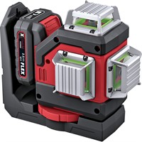Korslinjelaser ALC3x360 12 G/R Set